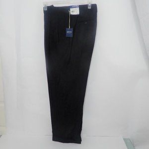 Arrow USA 1851 Navy Stripe Pleated Cuffed Pants